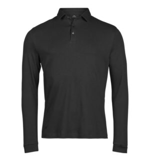 Pima Cotton Long Sleeve Polo